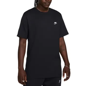 Футболка Чоловіча Nike Sportswear Club Tee Black/Cool Grey/White FD1184-013