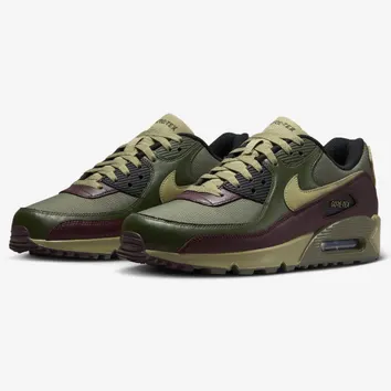 Кросівки Чоловічі Nike Air Max 90 GORE-TEX Medium Olive/Cargo Khaki/Burgundy FD5810-200
