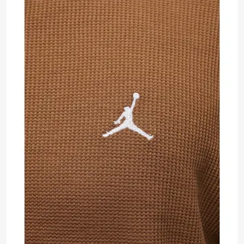 Лонгслів Чоловічий Jordan Essentials Waffle Knit Top Brown FD7461-281
