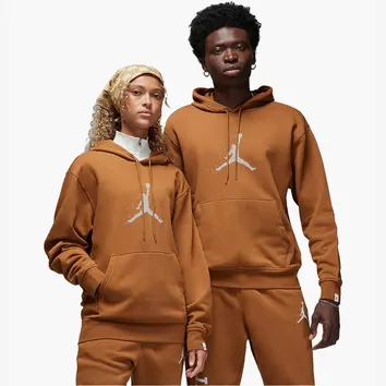 Худі Jordan Essentials Festive Fleece Pullover Hoodie Light British Tan/Sail FD7465-281