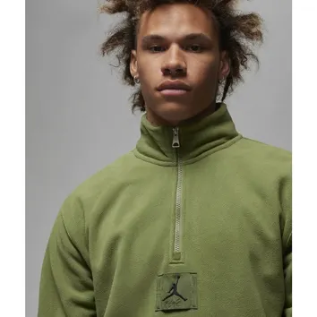 Кофта Мужская Air Jordan Essentials Winterized Fleece Half-Zip Green FD7863-340