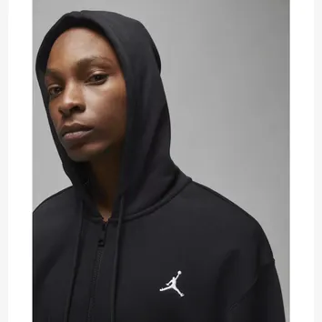 Худі Чоловіче Jordan Essentials Full-Zip Fleece Hoodie Black FJ7771-010