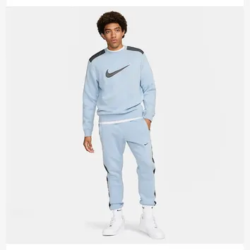 Худі Чоловіче Nike Sportswear Fleece Crew Light Armory Blue/Iron Grey fn0245-440