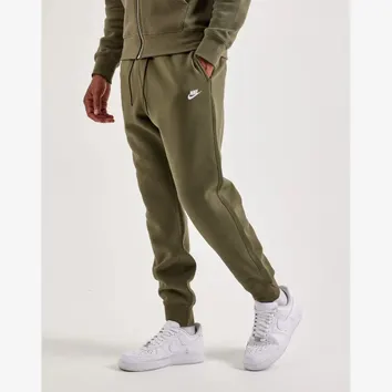 Штани Чоловічі Nike Club Fleece Joggers Medium Olive/White FN3787-222