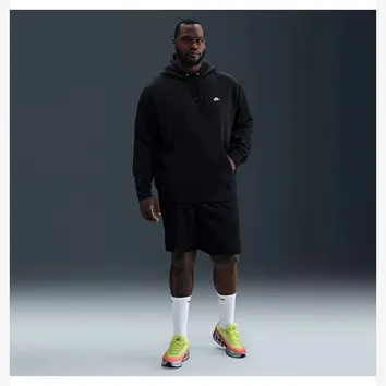 Худі Чоловіче Nike Club Pullover Hoodie Black FN3859-010