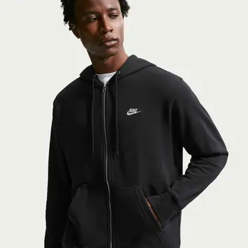 Кофта Чоловіча Nike Club Ft Fz Black FN3884-011