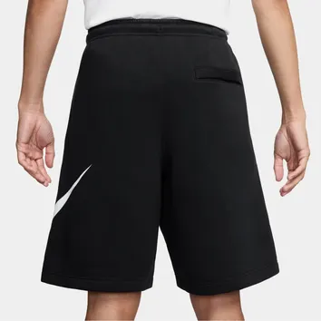 Шорти Чоловічі Nike Club Fleece Shorts Black/Black/White FN3906-010