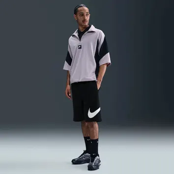 Шорти Чоловічі Nike Club Fleece Shorts Black/Black/White FN3906-010