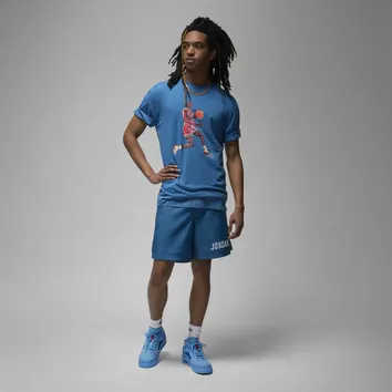 Футболка Чоловіча Jordan Flight Essentials Tee Industrial Blue/Black FN6000-457