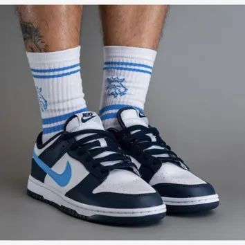 Кросівки Чоловічі Nike Dunk Low Midnight Navy University Blue FN7800-400