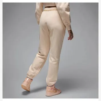 Штаны Женские Jordan Flight Fleece Pants Beige FV7059-838