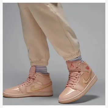 Штаны Женские Jordan Flight Fleece Pants Beige FV7059-838