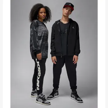 Худі Чоловіче Jordan MVP Fleece Pullover Hoodie Black/Iron Grey/Black FV7227-010