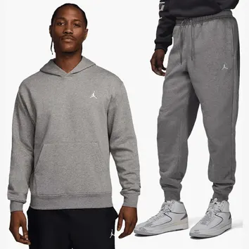 Худі Чоловіче Nike Jordan Brooklyn Fleece Carbon Heather/White FV7281-091