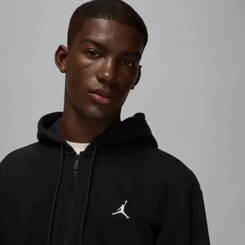 Худі Чоловіче Jordan Brooklyn Fleece Full-Zip Hoodie Black FV7289-010