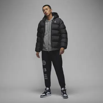 Куртка Чоловіча Jordan Brooklyn Puffer Jacket Black FV7317-010