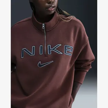 Кофта Женская Nike Sportswear Phoenix Fleece Oversized 1/4 Zip Up FV7679-218