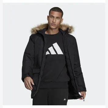 Куртка Чоловіча Adidas Hooded Parka Black GT1699