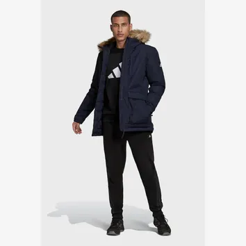 Куртка Мужская Adidas Fur Hooded Parka Blue GT1701