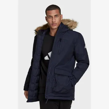 Куртка Мужская Adidas Fur Hooded Parka Blue GT1701