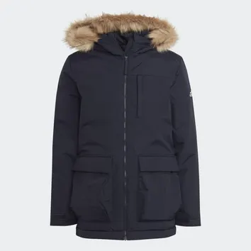 Куртка Мужская Adidas Fur Hooded Parka Blue GT1701