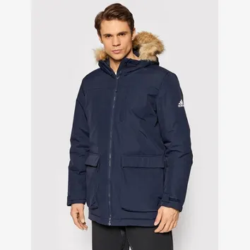 Куртка Мужская Adidas Fur Hooded Parka Blue GT1701