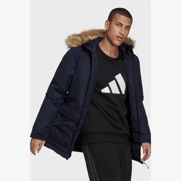 Куртка Мужская Adidas Fur Hooded Parka Blue GT1701