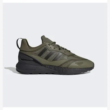 Кросівки Чоловічі Adidas ZX 2K Boost 2.0 Focus Olive/Core Black/Orange Rush GW0518