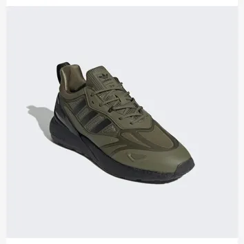 Кросівки Чоловічі Adidas ZX 2K Boost 2.0 Focus Olive/Core Black/Orange Rush GW0518