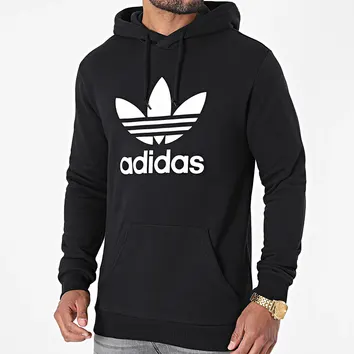 Худі adidas Adicolor Classics Trefoil Hoodie Black H06667
