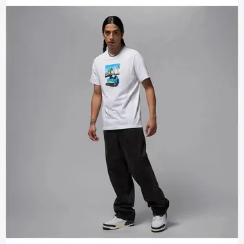 Футболка Чоловіча Jordan J Brand Photo SS Crew White/Black HJ2401-100