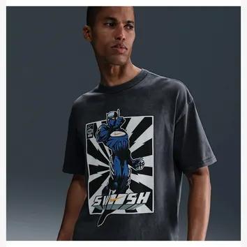 Футболка Чоловіча Nike Tee Washed Robot Grey HJ3672-060