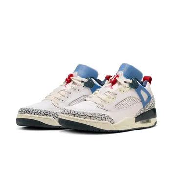Кросівки Чоловічі Air Jordan Spizike Low White/Armoury Navy/Aegean Storm/Gym Red HM3712-164