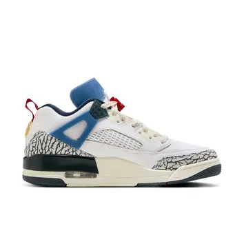 Кросівки Чоловічі Air Jordan Spizike Low White/Armoury Navy/Aegean Storm/Gym Red HM3712-164