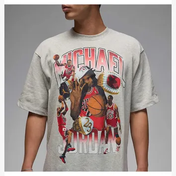 Футболка Чоловіча Jordan Tee Grey Big Logo HM7131-050