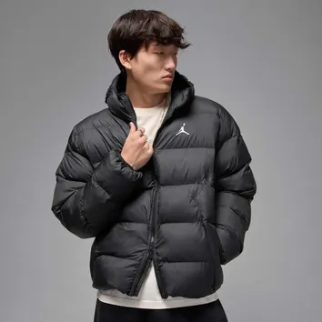 Куртка Чоловіча Jordan Brooklyn Therma-FIT Loose-Fit Puffer Jacket Black/White HV0532-010