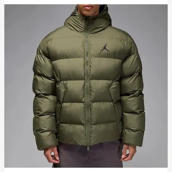 Куртка Чоловіча Jordan Brooklyn Therma-FIT Puffer Jacket Medium Olive/Black HV0532-222
