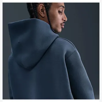 Худі Чоловіче Nike Tech Fleece Hoodie Oversized Blue HV1342-437