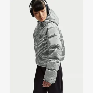 Куртка Женская Nike Sportswear Swoosh Series Therma-FIT Down Puffer Silver IB2003-095