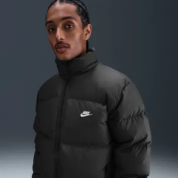 Куртка Чоловіча Nike Sportswear Club Therma-FIT Down Puffer Jacket Black/White IB2975-010