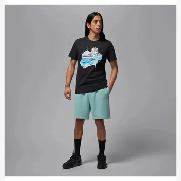 Футболка Чоловіча Jordan Flight Essentials Black/White IB3355-010