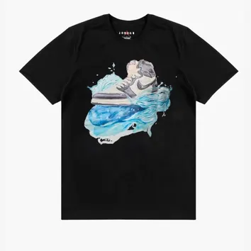 Футболка Чоловіча Jordan Flight Essentials Black/White IB3355-010
