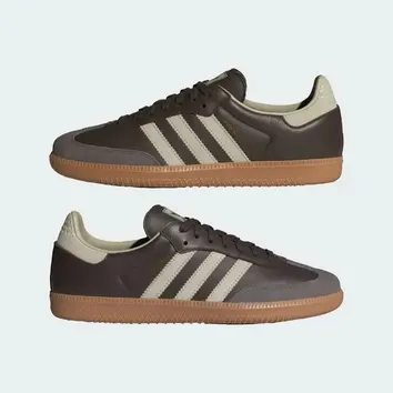 Кросівки Чоловічі adidas Samba OG Brown/Putty Grey/Gold Metallic ID1481