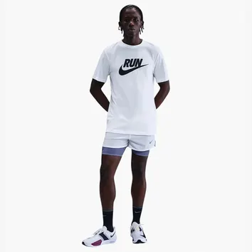 Футболка Чоловіча Nike Dri-FIT Swoosh Men's Running T-Shirt White IH4238-100