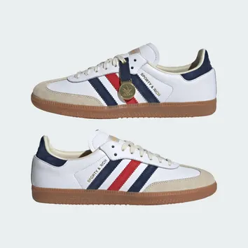 Кросівки Жіночі Adidas Samba OG Sporty & Rich White France IH8338