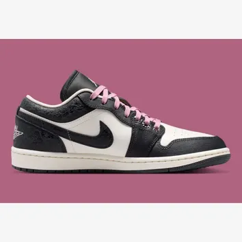 Кеди Жіночі Jordan 1 Low SE Black/Pink II0595-001