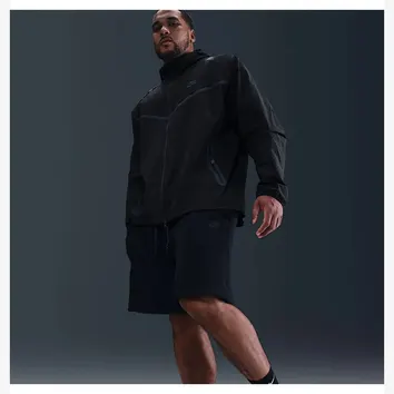 Шорти Чоловічі Nike Tech Fleece Shorts Black IM0693-010