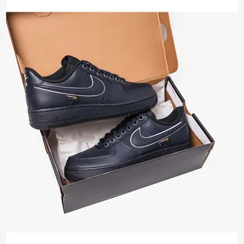 Кросівки Чоловічі Nike Air Force 1 Low Cordura Dark Obsidian/Black/Metallic Silver IM6001-475