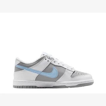 Кросівки Чоловічі Nike Dunk Low White/Light Smoke Grey/Celestine Blue IO2078-100