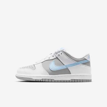 Кросівки Чоловічі Nike Dunk Low White/Light Smoke Grey/Celestine Blue IO2078-100